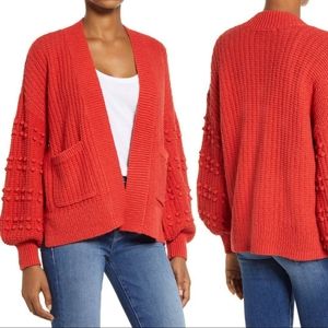 Madewell Bobble Sleeve Cardigan